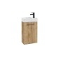 kielle Vega - Meuble avec lave-mains, 40x68x22 cm, chêne doré 50018S41 kielle Vega - Meuble avec lave-mains, 40x68x22 cm, chêne doré 50018S41