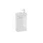 kielle Vega - Meuble avec lave-mains, 40x68x22 cm, blanc brillant 50018S40 kielle Vega - Meuble avec lave-mains, 40x68x22 cm, blanc brillant 50018S40