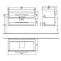 Villeroy & Boch Avento - Meuble-vasque, 980x514x452 mm, 2 tiroirs, Crystal White A89200B4 Villeroy & Boch Avento - Meuble-vasque, 980x514x452 mm, 2 tiroirs, Crystal White A89200B4