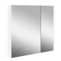 kielle Arkas I - Armoire à miroir avec éclairage LED, chauffage et port USB, 80x70x13 cm, blanc 50111810 kielle Arkas I - Armoire à miroir avec éclairage LED, chauffage et port USB, 80x70x13 cm, blanc 50111810