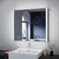 kielle Arkas I - Armoire à miroir avec éclairage LED, chauffage et port USB, 80x70x13 cm, blanc 50111810 kielle Arkas I - Armoire à miroir avec éclairage LED, chauffage et port USB, 80x70x13 cm, blanc 50111810