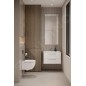 kielle Vega - Meuble avec lavabo, 60x50x46 cm,2 tiroirs, blanc brillant 50018S60 kielle Vega - Meuble avec lavabo, 60x50x46 cm,2 tiroirs, blanc brillant 50018S60