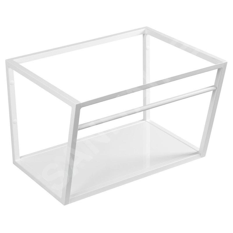 Sapho Ska - Support pour lavabo avec étagère, 600 mm, blanc mat SKA111