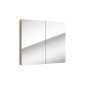 kielle Vega - Meuble avec miroir, 80x73x15 cm, chêne doré 50118801 kielle Vega - Meuble avec miroir, 80x73x15 cm, chêne doré 50118801