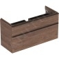 Geberit Smyle Square - Meuble pour lavabo, 1184x470x617 mm, 2 tiroirs, noyer / lave 500.355.JR.1 Geberit Smyle Square - Meuble pour lavabo, 1184x470x617 mm, 2 tiroirs, noyer / lave 500.355.JR.1
