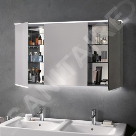 Geberit Option - Armoire de toilette avec éclairage, 1200x700x172 mm 500.592.00.1