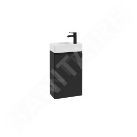 kielle Oudee - Meuble avec lave-mains, 40x68x22 cm, noir mat 50002S44
