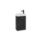 kielle Oudee - Meuble avec lave-mains, 40x68x22 cm, noir mat 50002S44 kielle Oudee - Meuble avec lave-mains, 40x68x22 cm, noir mat 50002S44