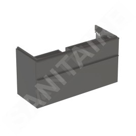 Geberit Smyle Square - Meuble pour lavabo, 1184x470x617 mm, 2 tiroirs, lave 500.355.JK.1