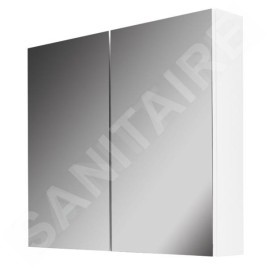 kielle Vega - Armoire avec miroir, 60x73x15 cm, blanc brillant 50118600