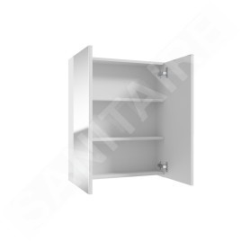 kielle Vega - Armoire avec miroir, 60x73x15 cm, blanc brillant 50118600