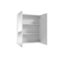 kielle Vega - Armoire avec miroir, 60x73x15 cm, blanc brillant 50118600 kielle Vega - Armoire avec miroir, 60x73x15 cm, blanc brillant 50118600