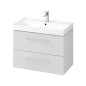 kielle Arkas I - Meuble avec lavabo, 80x57x44 cm, 2 tiroirs, gris 50011S82 kielle Arkas I - Meuble avec lavabo, 80x57x44 cm, 2 tiroirs, gris 50011S82