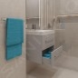kielle Arkas I - Meuble avec lavabo, 80x57x44 cm, 2 tiroirs, gris 50011S82 kielle Arkas I - Meuble avec lavabo, 80x57x44 cm, 2 tiroirs, gris 50011S82
