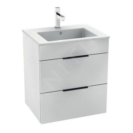 Jika Cube - Meuble avec lavabo, 540x422x622 mm, blanc H4536121763001