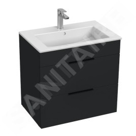 Jika Cube - Meuble avec lavabo 65x43x61 cm, anthracite mat H4536021763521
