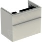 Geberit Smyle Square - Meuble pour lavabo, 734x470x617 mm, 2 tiroirs, sable gris 500.353.JL.1