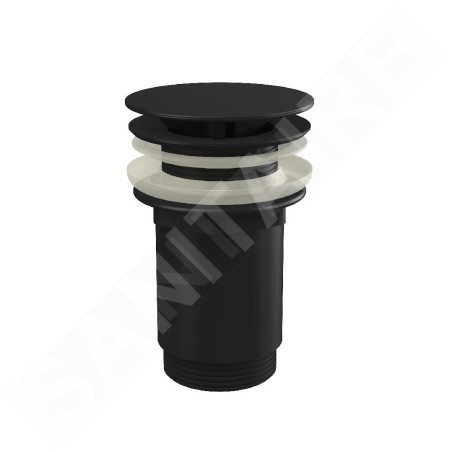 Alcadrain Accessoires - Sortie de lavabo, non obturable, noir mat A396BLACK