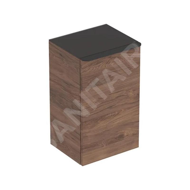 Geberit Smyle Square - Meuble latéral, charnières à droite, noyer hickory 500.359.JR.1