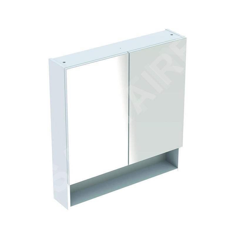 Geberit Selnova Square - Armoire de toilette 850x588x175 mm, 2 portes, blanc brillant 501.264.00.1 Geberit Selnova Square - Armoire de toilette 850x588x175 mm, 2 portes, blanc brillant 501.264.00.1