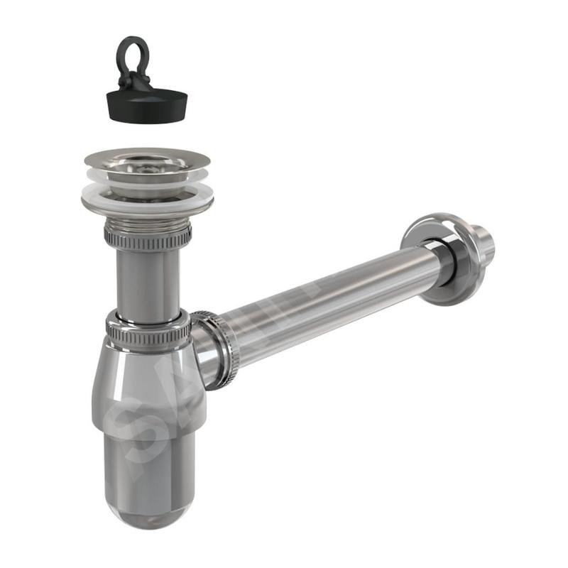 Alcadrain Siphons - Siphon de lavabo, chrome A437