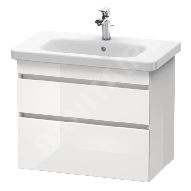 Duravit DuraStyle - Meuble sous lavabo 610x730x448 mm, 2 tiroirs, blanc brillant DS648102222 Duravit DuraStyle - Meuble sous lavabo 610x730x448 mm, 2 tiroirs, blanc brillant DS648102222