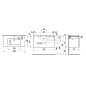 Laufen Pro S - Meuble avec lavabo, 1000x500 mm, 2 tiroirs, blanc mat H8619654631041 Laufen Pro S - Meuble avec lavabo, 1000x500 mm, 2 tiroirs, blanc mat H8619654631041