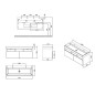 Ravak Natural - Meuble sous lavabo 1200x450x450 mm, blanc X000001053 Ravak Natural - Meuble sous lavabo 1200x450x450 mm, blanc X000001053