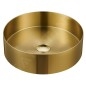 Sapho Aurum - Vasque à poser, diamètre 380 mm, sans trop-plein, or mat AU201 Sapho Aurum - Vasque à poser, diamètre 380 mm, sans trop-plein, or mat AU201