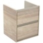 Ideal Standard Connect Air - Petite armoire lavabo 430x402x517 mm, bois clair/laque brune claire mate E1608UK Ideal Standard Connect Air - Petite armoire lavabo 430x402x517 mm, bois clair/laque brune claire mate E1608UK
