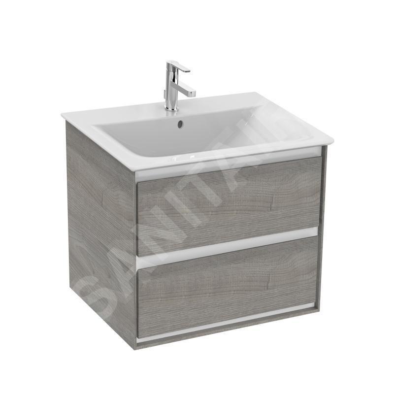 Ideal Standard Connect Air - Petite armoire sous lavabo, 600x440x517 mm, décor : chêne gris/blanc mat E0818PS Ideal Standard Connect Air - Petite armoire sous lavabo, 600x440x517 mm, décor : chêne gris/blanc mat E0818PS