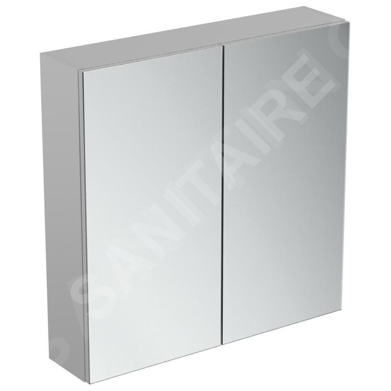 Ideal Standard Mirror&Light - Armoire de toilette 700x700 mm, aluminium T3590AL Ideal Standard Mirror&Light - Armoire de toilette 700x700 mm, aluminium T3590AL