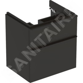 Geberit Smyle Square - Meuble pour lavabo, 584x470x617 mm, 2 tiroirs, lave 500.352.JK.1