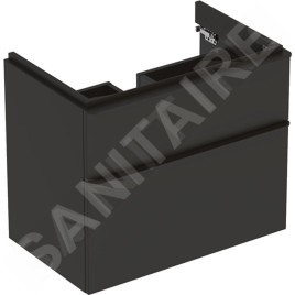 Geberit Smyle Square - Meuble pour lavabo, 734x470x617 mm, 2 tiroirs, lave 500.353.JK.1