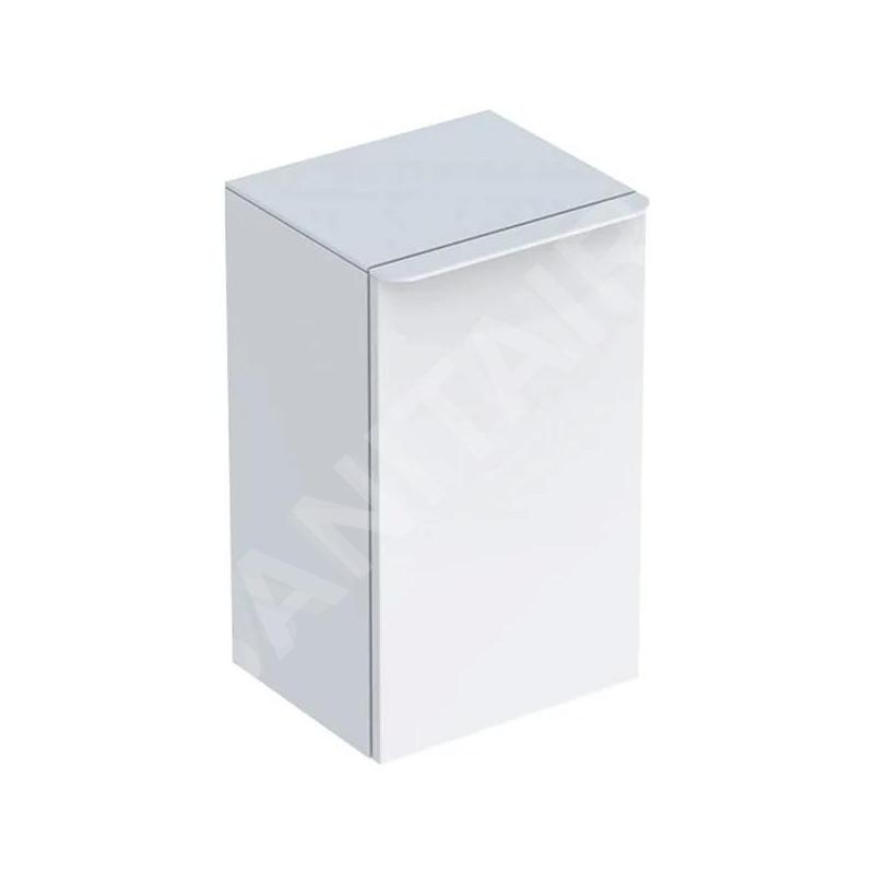 Geberit Smyle Square - Meuble latéral, charnières à gauche, blanc brillant 500.360.00.1