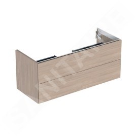 Geberit ONE - Meuble chêne 118x50x47 cm, 2 tiroirs, chêne 505.265.00.5