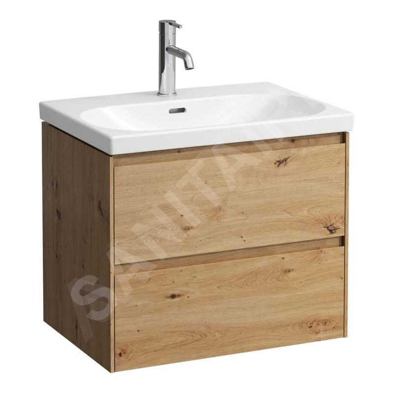 Laufen Lani - Meuble-vasque, 64x44x52 cm, 2 tiroirs, chêne H4035421122671 Laufen Lani - Meuble-vasque, 64x44x52 cm, 2 tiroirs, chêne H4035421122671