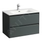 Laufen Palace - Meuble avec lavabo, 53x78x44 cm, 2 tiroirs, gris H8617052661041 Laufen Palace - Meuble avec lavabo, 53x78x44 cm, 2 tiroirs, gris H8617052661041