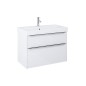 Jika Pure - Meuble avec lavabo, 80x54x42 cm, 2 tiroirs, blanc brillant H40B2344025002 Jika Pure - Meuble avec lavabo, 80x54x42 cm, 2 tiroirs, blanc brillant H40B2344025002