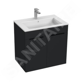 Jika Cube - Meuble avec lavabo 65x43x61 cm, anthracite mat H4536011763521
