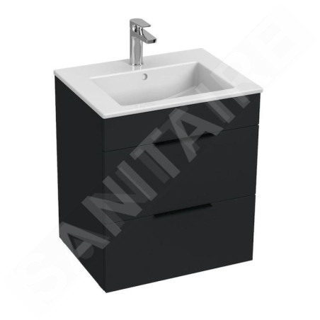 Jika Cube - Meuble avec lavabo 55x43x61 cm, anthracite mat H4536121763521