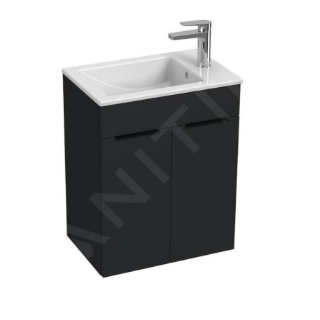 Jika Cube - Meuble avec lavabo 51x34x61 cm, anthracite mat H4536411763521