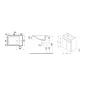 Jika Cube - Meuble avec lavabo 51x34x61 cm, frêne H4536411765141 Jika Cube - Meuble avec lavabo 51x34x61 cm, frêne H4536411765141