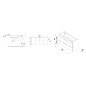 Jika Cube - Meuble avec lavabo 100x43x61 cm, anthracite mat H4536521763521 Jika Cube - Meuble avec lavabo 100x43x61 cm, anthracite mat H4536521763521
