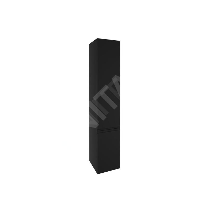 kielle Oudee - Armoire haute suspendue, 157x30x32 cm, noir mat 50202014