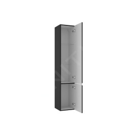 kielle Oudee - Armoire haute suspendue, 157x30x32 cm, noir mat 50202014
