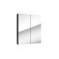 kielle Vega - Meuble avec miroir, 60x73x15 cm, noir mat 50118604 kielle Vega - Meuble avec miroir, 60x73x15 cm, noir mat 50118604