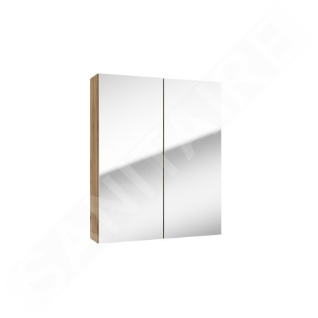kielle Vega - Meuble avec miroir, 60x73x15 cm, chêne doré 50118601