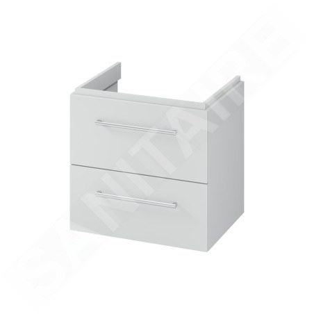 kielle Arkas I - Meuble sous lavabo 59 x 57 x 44 cm, 2 tiroirs, gris 50011602