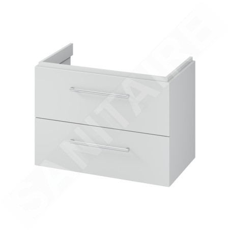 kielle Arkas I - Meuble sous lavabo 79 x 44 x 57 cm, 2 tiroirs, gris 50011802